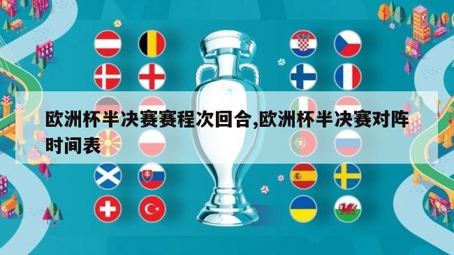 欧洲杯半决赛赛程次回合,欧洲杯半决赛对阵时间表